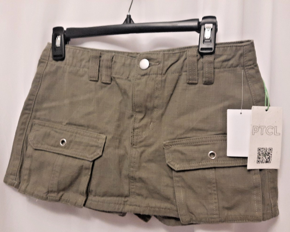 PTCL NWT short Skort 28 Olive Msrp 24.97